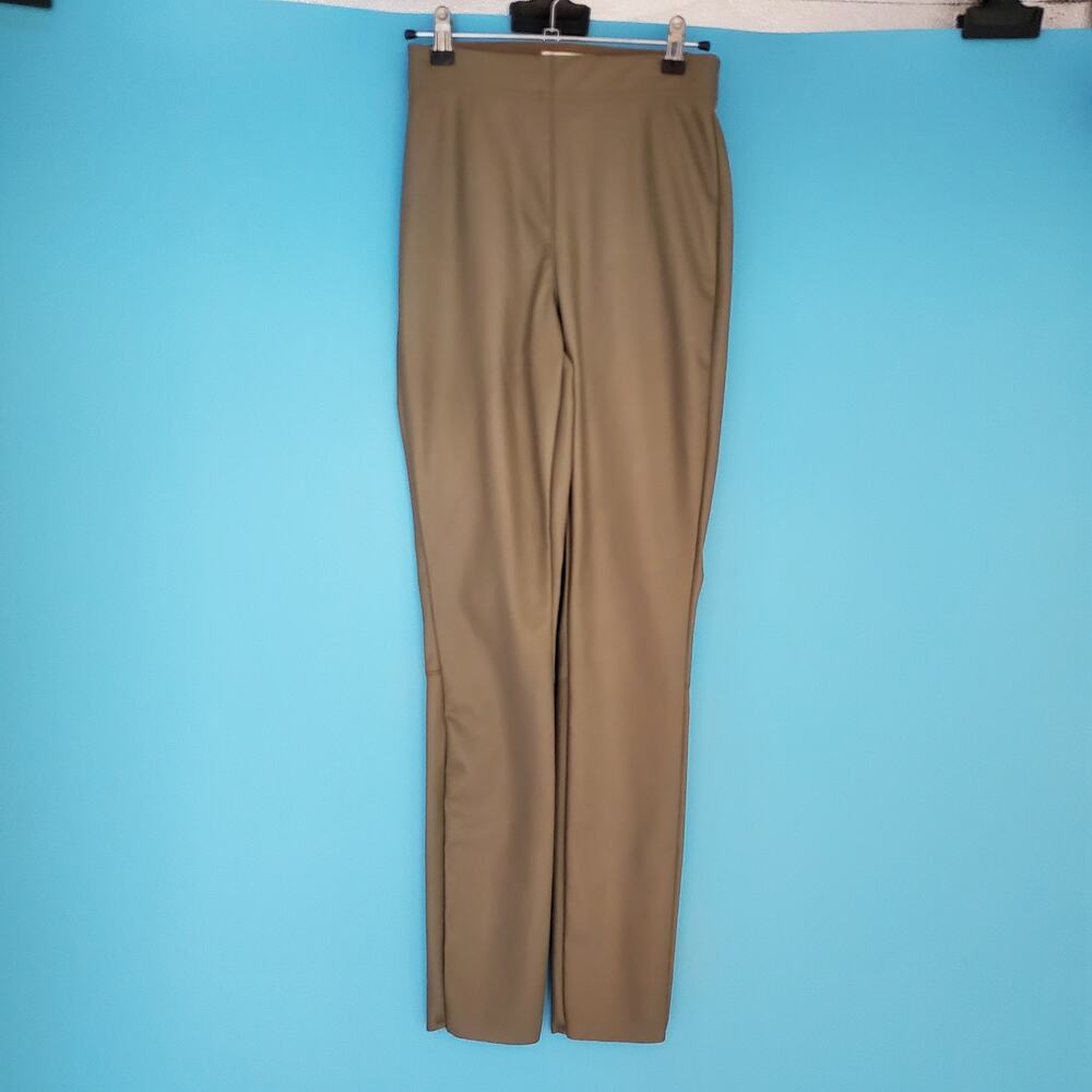H&M Leggings Size 2 Faux Leather Light Green